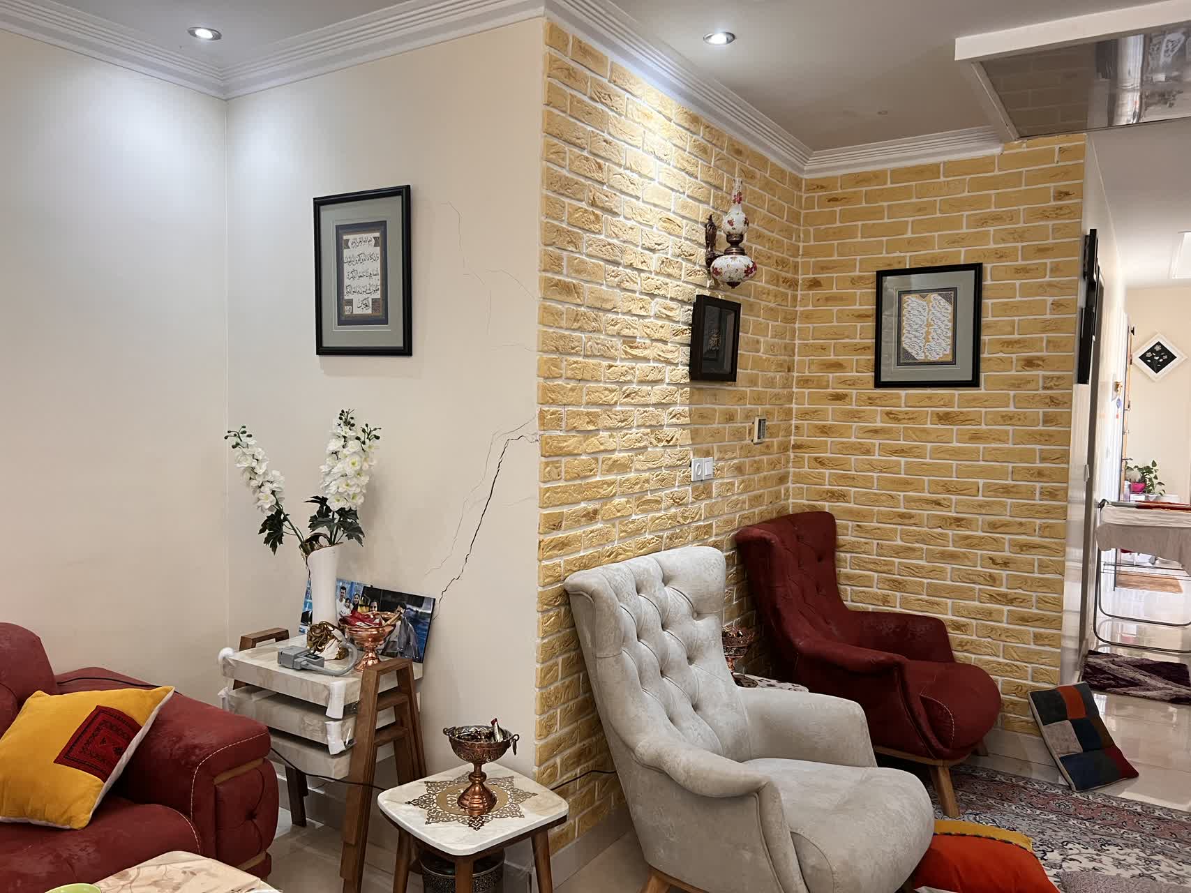 دکوراسیون داخلی با آجر دکوراتیو آتریسا کد 37