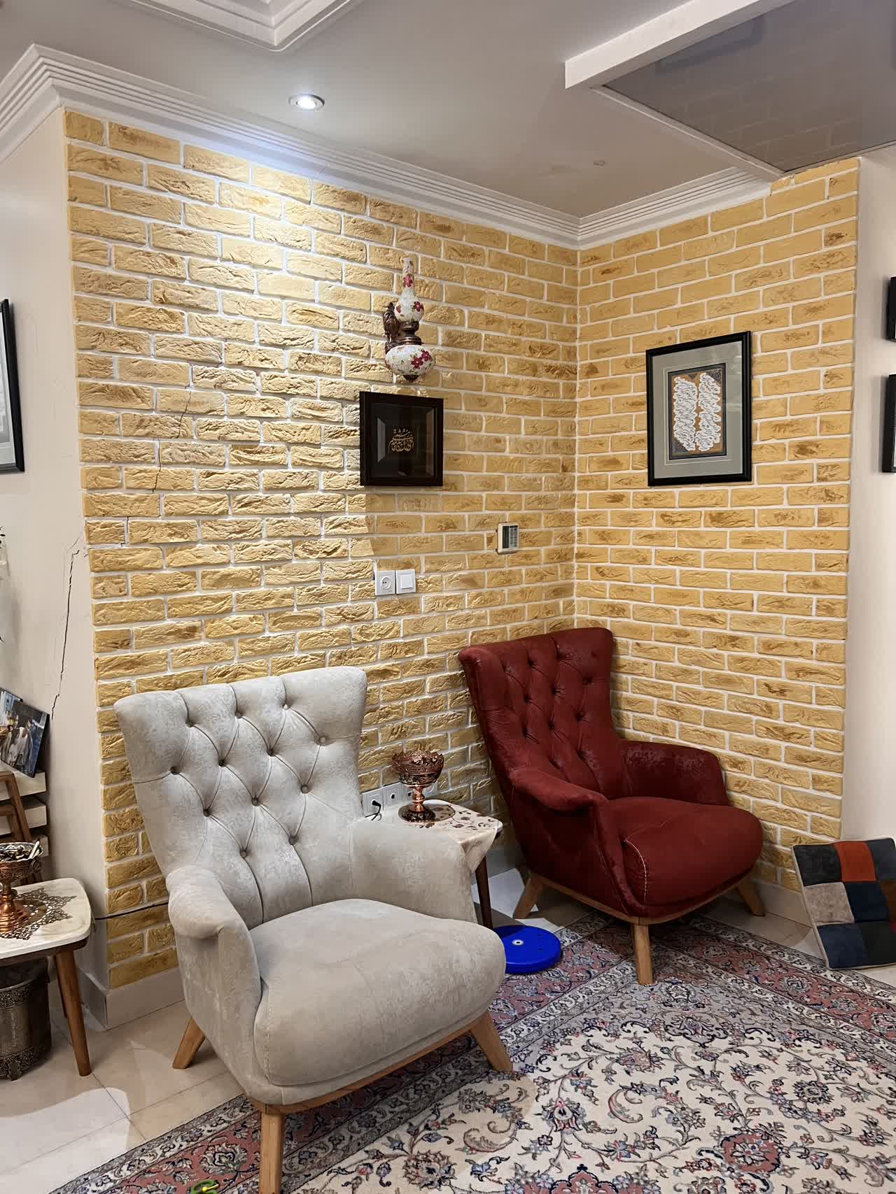 دکوراسیون داخلی با آجر دکوراتیو آتریسا کد 37