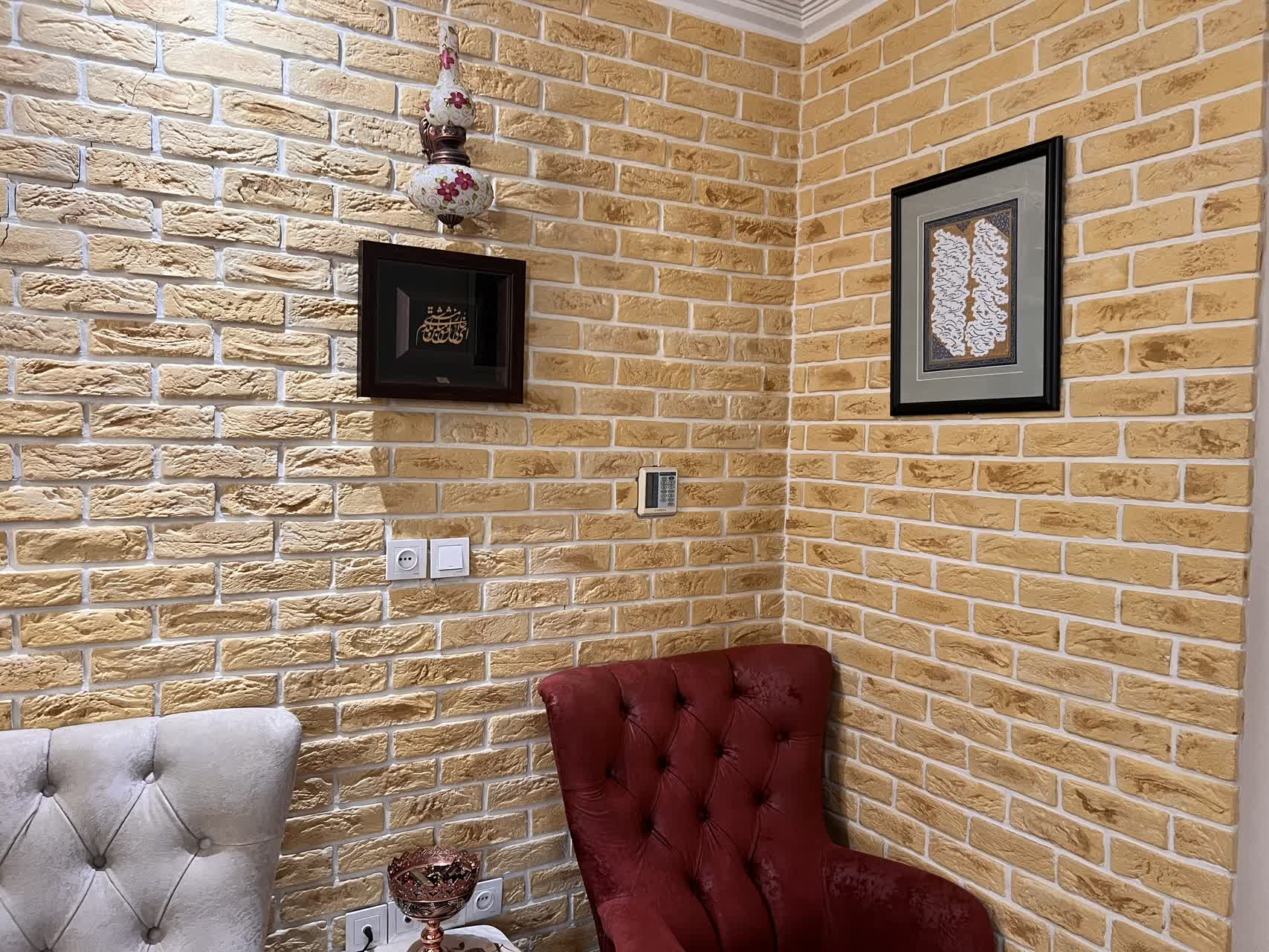 دکوراسیون داخلی با آجر دکوراتیو آتریسا کد 37